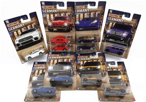 Mattel hot wheels Mercedes benz Set Assortment 10 Pieces Best Of Germany 5 Series 1 64 Různé