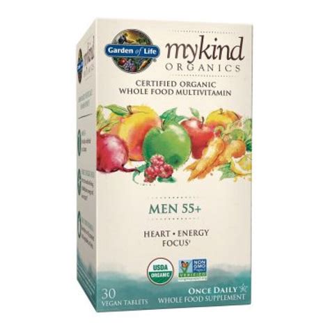 Garden of Life Mykind Organics Men 55+ One A Day