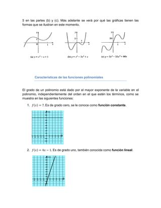 Funciones Polinomiales Pdf