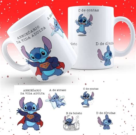 Caneca Stitch Vida Adulta Elo Produtos Especiais