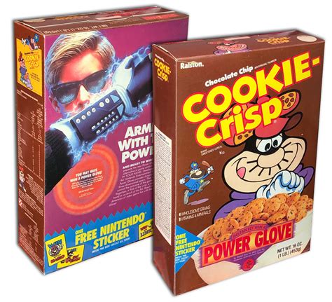 Cereal Box: Cookie Crisp (Nintendo Power Glove) – The Toyroom Repro & Custom Packaging