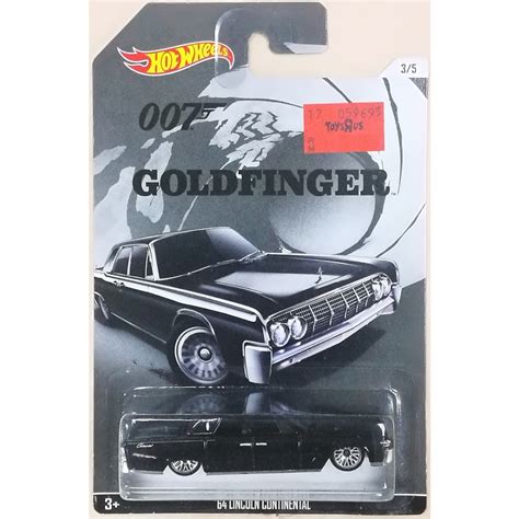 Hot Wheels 64 Lincoln Continental 1964 Slammed James Bond Gold Finger Shopee Malaysia