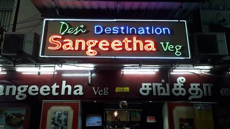 Sangeetha Veg Restaurant Chennai Madras 91 Ground Floor Shivalaya