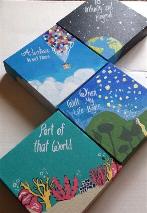 Disney Canvas Painting Ideas