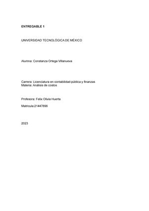 Entregable I Conciliación Bancaria ENTREGABLE I CONCILIACIN BANCARIA