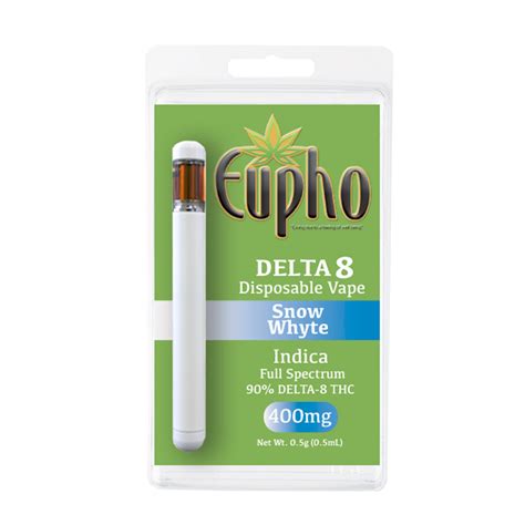 Snow Whyte Delta 8 Disposable Vape —