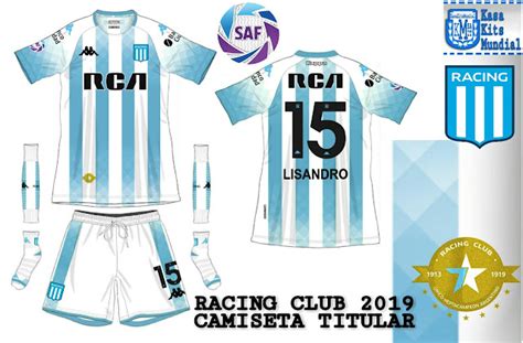 Casakits Mundial Nueva Camiseta De Racing Club 2019 Arg