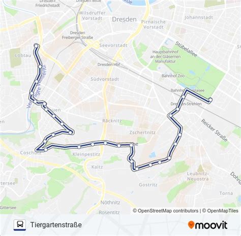 Route Fahrpl Ne Haltestellen Karten Tiergartenstra E