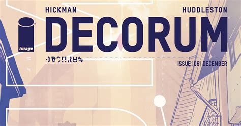 MYSTERY COMICS DECORUM 6 De Jonathan Hickman Et Mike Huddleston