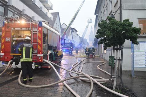 Wohnhausbrand In Der Innenstadt Einsatzbericht Winnenden