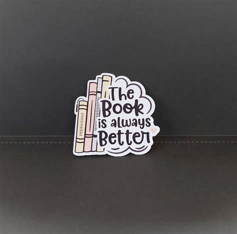 Book Lovers Stickers 8 To Choose From Etsy