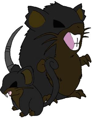 Rattata And Raticate Alola Form fan made by mnxz on DeviantArt