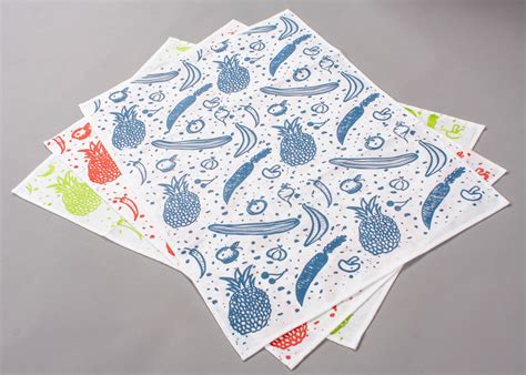 Screen Printed Kitchen Towels On Behance