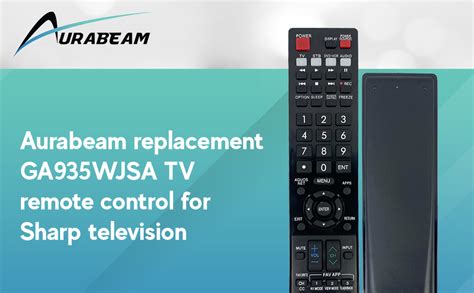 Amazon Aurabeam Replacement Sharp Aquos Ga Wjsa Tv Remote