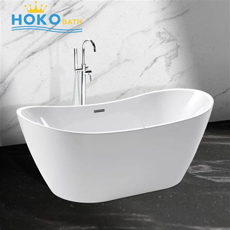 Acrylic Soaking Freestanding Bathtubs For Small Bathroom Free Standing