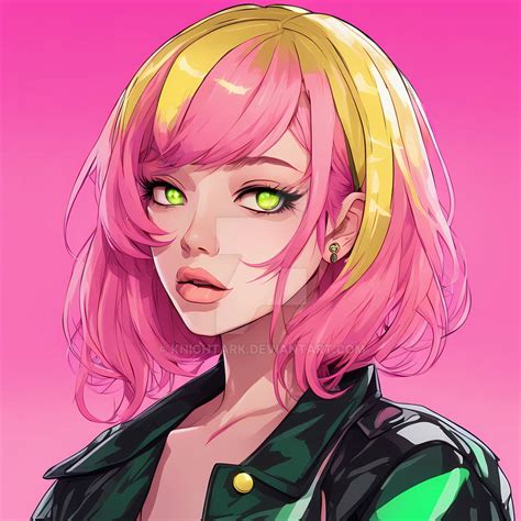 Pink Hair Anime Beauty by Knightark on DeviantArt