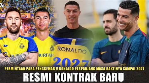 RESMI Kontrak Baru CR7 Lionel Messi Ikuti Jejak CR7 Vs Slovakia