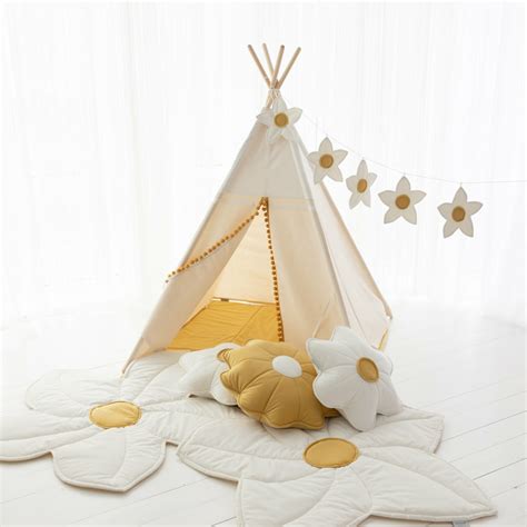 Tipi tent Cozy White Velvet - Cozy & Dozy