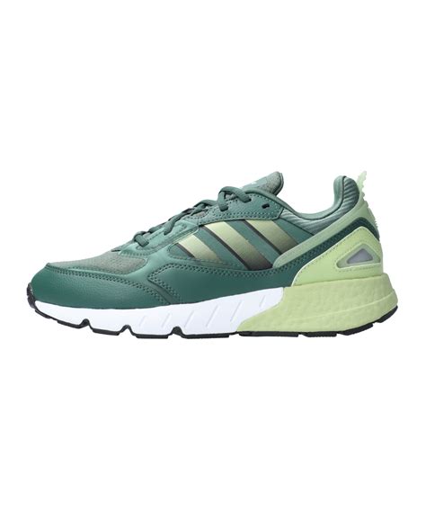 adidas Originals ZX 1K Boost 2 0 Grün Weiss Lifestyle Freizeitschuh