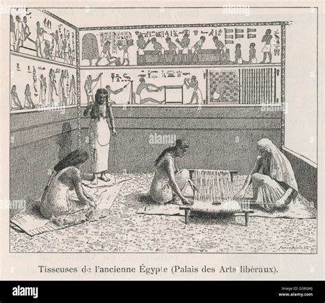 Weaving In Ancient Egypt Date Ancient Egypt Stock Photo 105295054 Alamy