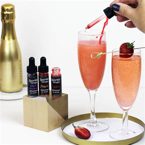 Make Your Fizz Shimmer And Taste Fruity With These New Sparkle Drops In