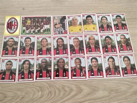 Calciatori Panini Campionato Squadra Completa Milan Figurine