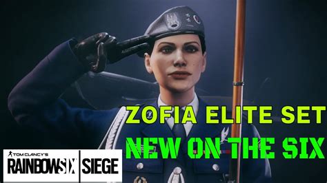 Rainbow Six Siege Zofia Elite Set P Youtube