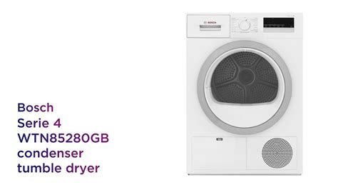 Bosch Serie Wtn Gb Condenser Tumble Dryer White Product