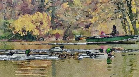 New York Park Boat Ride Digital Art By Yury Malkov Fine Art America