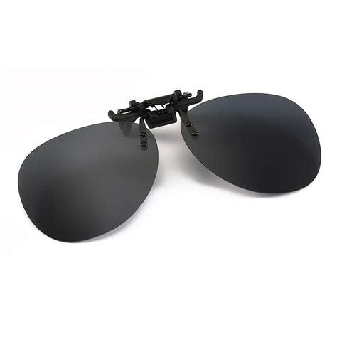 Flip Up Polarized Clip On Sunglasses Driving Night Vision Polarized ...