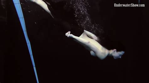 Adriana And Katka Enjoy Deep Dark Swimming Pool Pussy Juicy