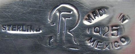 Mexican Sterling Silver Marks Marks And Hallmarks Of Mexico Makers R