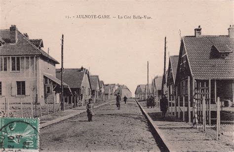 Aulnoye Aymeries La Gare Vue Ext Rieure Carte Postale Ancienne Et