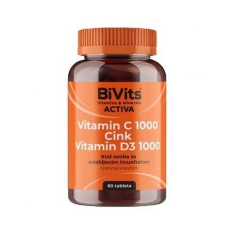 Bivits Activa Vitamin C Cink D Tbl Kom