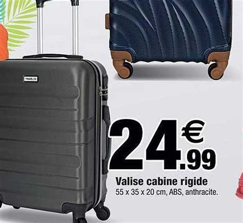 Promo Valise Cabine Rigide Chez Bazarland Icatalogue Fr