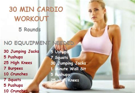 30 Min Cardio Workouts 30 Minute Cardio Workout 30 Min Cardio