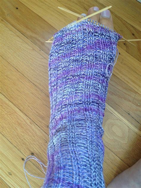 Tube Sock Knitting Pattern