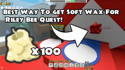 Best Way To Get Soft Wax For Riley Bee Quest Bee Swarm Simulator Youtube