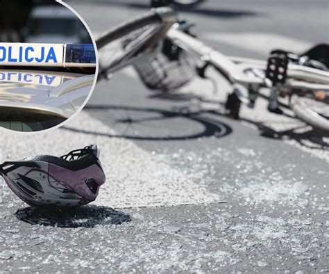 Tragiczny wypadek na Krzyżowym Groniu Nie żyje 13 letnia rowerzystka