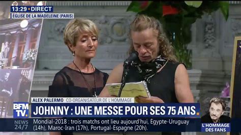 Johnny Les Organisateurs De Lhommage Lisent Deux Poèmes Youtube