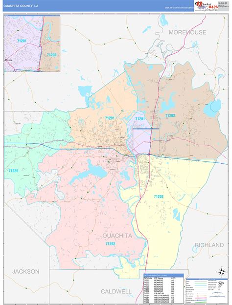 Ouachita Parish Map