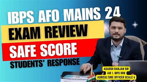 IBPS AFO Mains Exam I Sach Me Aag Laga Di Sabne I Detailed Analysis