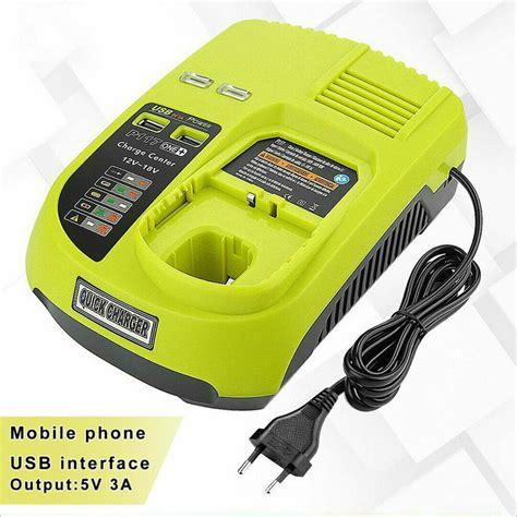 P117 Charger For Ryobi One P108 P100 P104 12v 18v Lithium Nicd Nimh