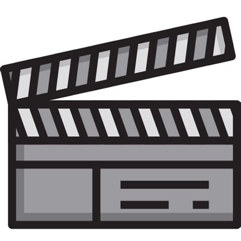 Film Slate Generic Outline Color Icon