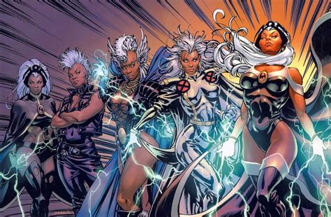 The Evolution Of Storm By Yardin X Men Evolution Hombres X Personajes Comic