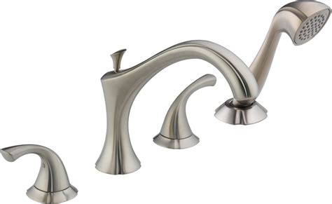 Delta T4792 Addison Deck Mounted Roman Tub Filler Trim Brilliance