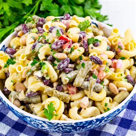 3 Bean Pasta Salad Spicy Southern Kitchen