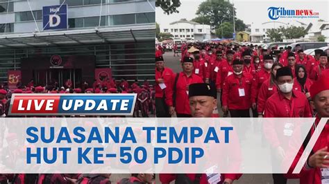 Ribuan Kader Padati Arena JI Expo Kemayoran Rayakan HUT Ke 50 PDIP