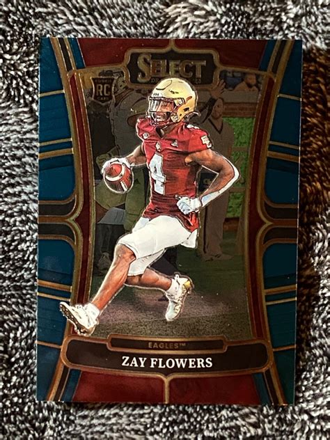 Zay Flowers Ungraded 2023 Panini Select Draft Picks