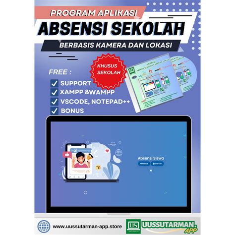 Jual Aplikasi Absensi Sekolah Berbasis Web Php Native Kamera Dan Titik